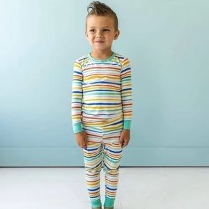 Little Sleepies summer stripes pajamas